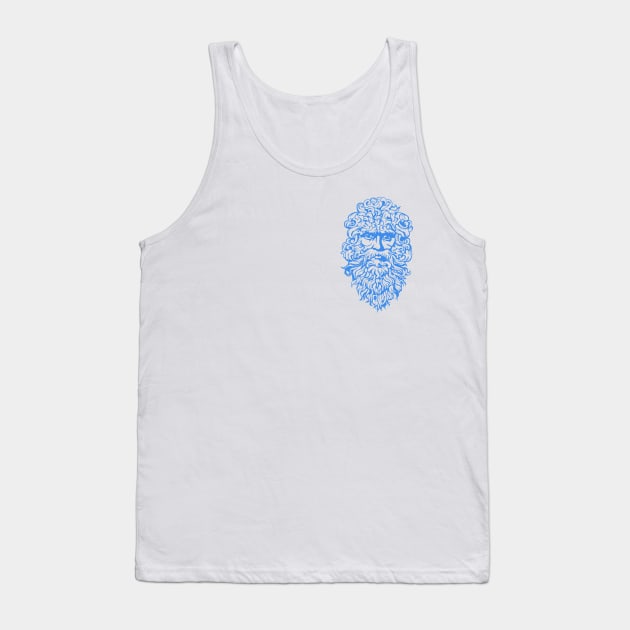 FACE THE OLD SILHOUETTE Tank Top by Candy Store